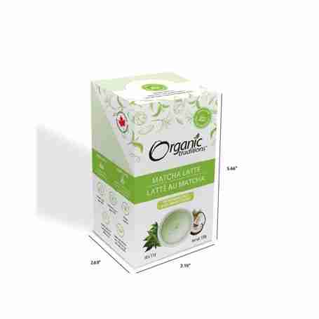 Organic Traditions Matcha Latte Single Serve 10 X 13G
