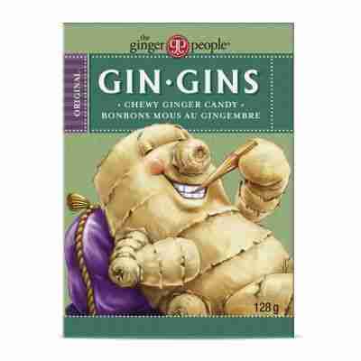 The Ginger People Gin Gins Original Chewy Ginger Candy, 128 g