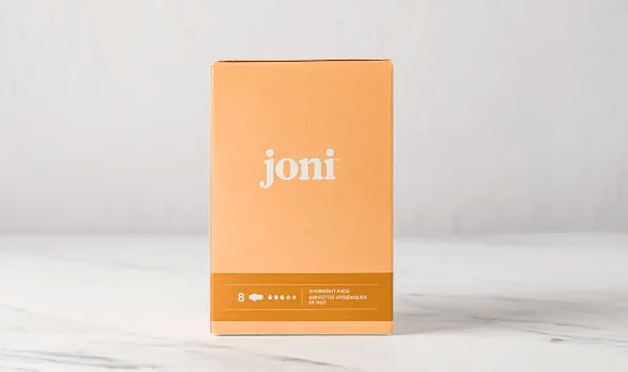 Joni Organic Overnight Pads, 8Ct