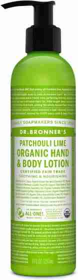 Dr. Bronner's Organic Hand & Body Lotion: Patchouli Lime - 236Ml