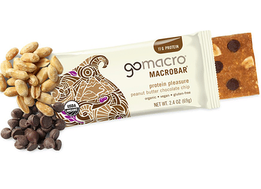 Gomacro Macrobar - Peanut Butter Chocolate Chip, 65G