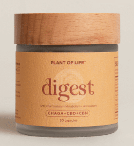 Plant Of Life Chaga Capsules With CBD And CBN - Digest, 60Caps
