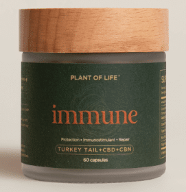 Plant Of Life Turkey Tail Capsules With CBD And CBN - Immune, 60Caps