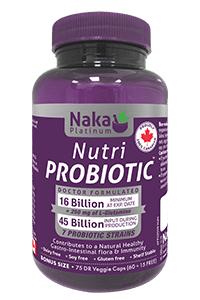 Naka Nutri Probiotic, 75 Veggie Capsules