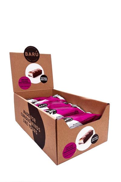 Baru Milk Chocolate Marshmallow Bar With Sea Salt Caramel, 30G