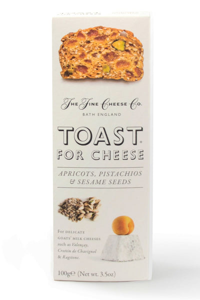 The Fine Cheese Co. Apricot, Pistachio & Sesame Seeds Toast For Cheese, 100G
