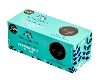 Summerdown Dark Chocolate Peppermint Thins, 150G