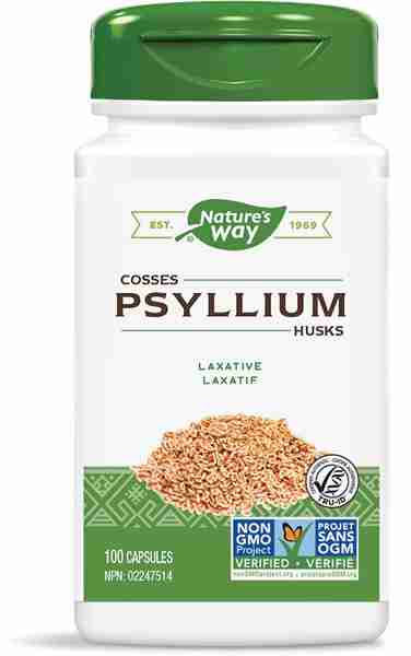 Nature's Way Psyllium Husks; 100 Capsules