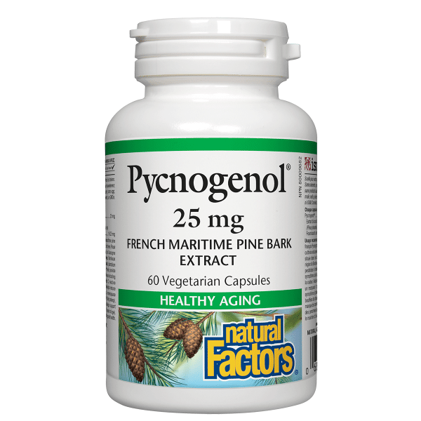 Natural Factors Pycnogenol 25 mg, 60 Capsules