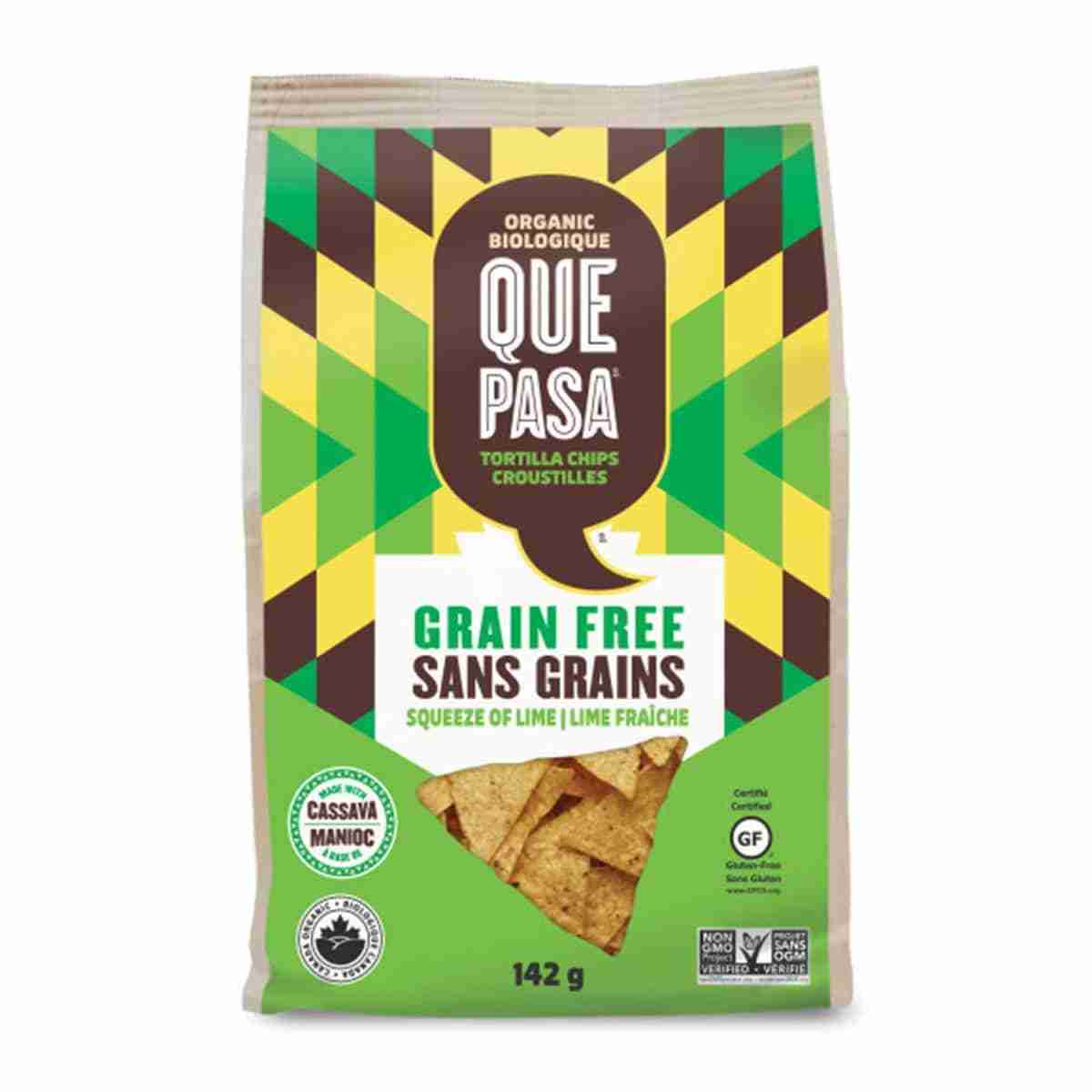Que Pasa Organic Grain Free Tortilla Chips Sea Salt 142G