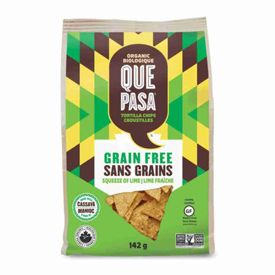 Que Pasa Organic Grain Free Tortilla Chips Sea Salt 142G