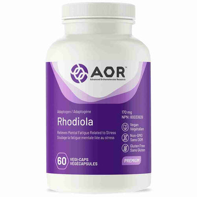 AOR Rhodiola, 60 Veg Caps