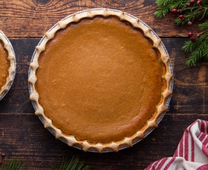Thanksgiving Pumpkin Pie 9" — prebook