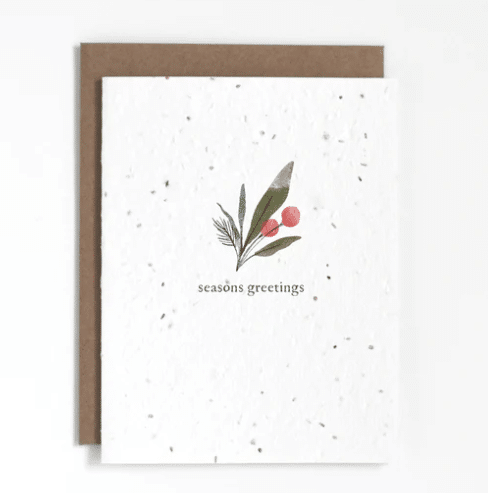 The Good Card - Holiday Greenery: Seasons Greetings