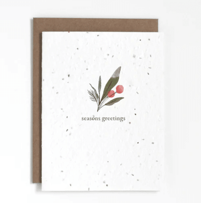 The Good Card - Holiday Greenery: Seasons Greetings
