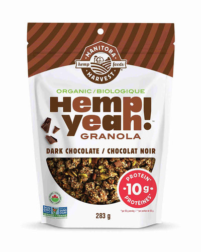 Manitoba Harvest Hemp Yeah Organic Dark Chocolate Granola 283G