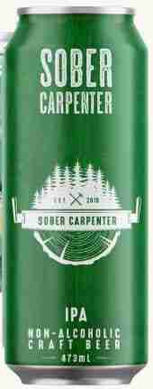 Sober Carpenter Non-Alcoholic Craft Beer, IPA, 473 mL