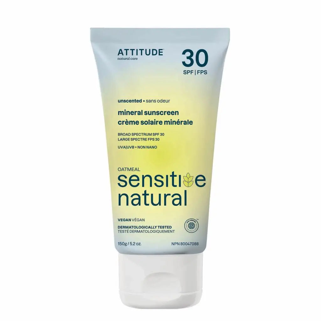Attitude Living - Sensitive Skin Mineral Sunscreen SPF 30, 150 g