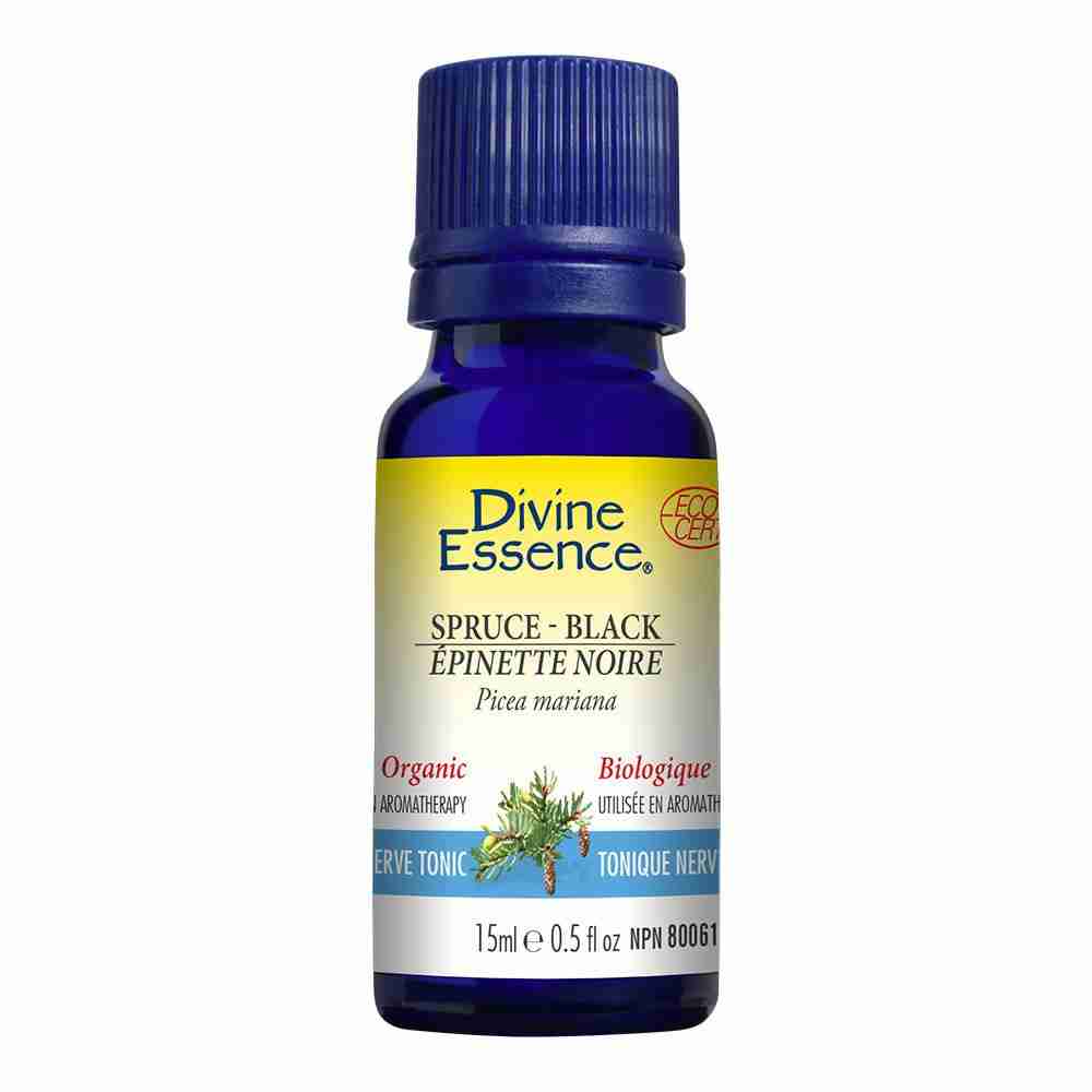 Divine Essence Organic Black Spruce Essential Oil, 15 mL