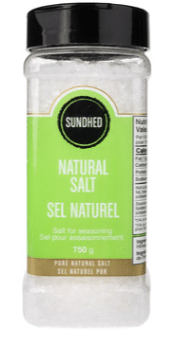 Sundhed Iodized Natural White Himalayan Salt, 750 g
