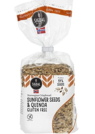 Sigdal Bakeri Sunflower Seeds & Quinoa Crispbread 190G