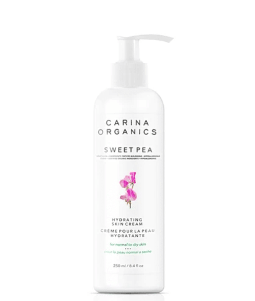 Carina Organics Hydrating Skin Cream, Sweet Pea, 250 mL