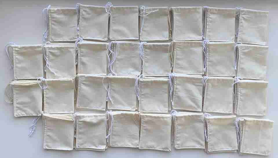 Stitch the Dot Reusable Tea Bags, Set of 3