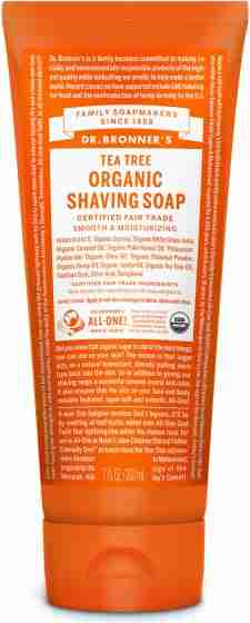 Dr. Bronner's Organic Shaving Soap: Tea Tree - 207Ml