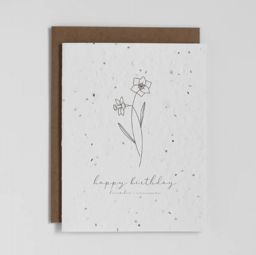 The Good Card - Birth Flower: December Narcissus