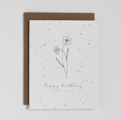 The Good Card - Birth Flower: December Narcissus