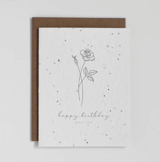 The Good Card - Birth Flower: June Rose
