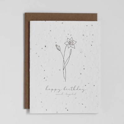 The Good Card - Birth Flower: March Daffodil