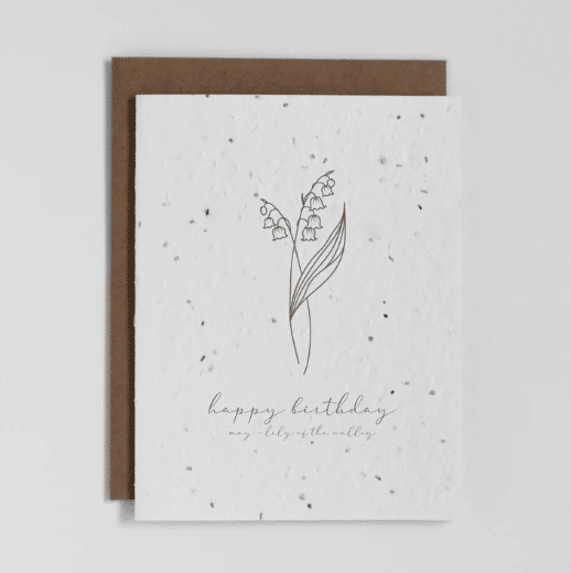 The Good Card - Birth Flower: May Lily Of The Valley