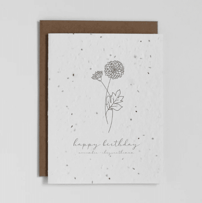 The Good Card - Birth Flower: November Chrysanthemum