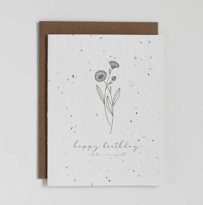 The Good Card - Birth Flower: October Marigold