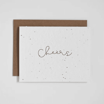 The Good Card - Cursive: Cheers