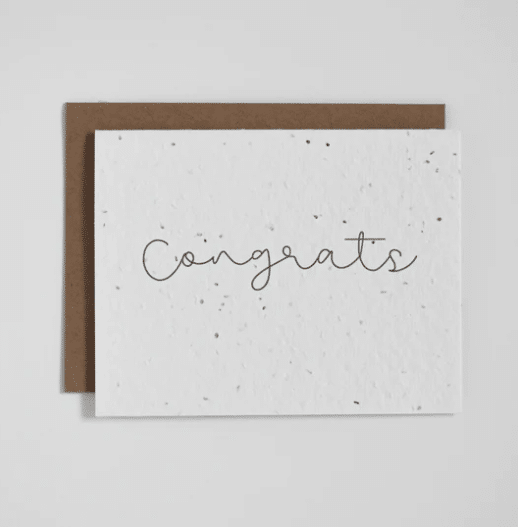 The Good Card - Cursive: Congrats