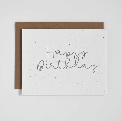 The Good Card - Cursive: Happy Birthday