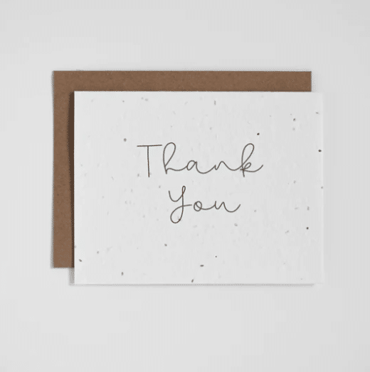 The Good Card - Cursive: Thank You