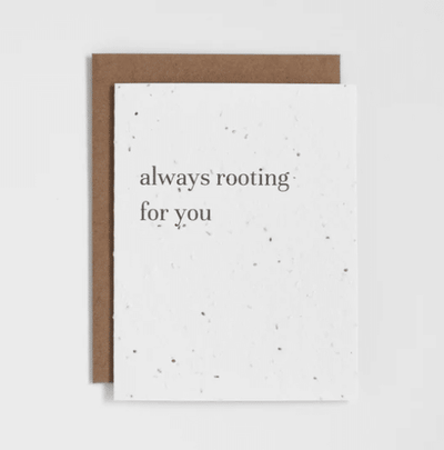 The Good Card - Plant Puns: Always Rooting