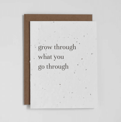 The Good Card - Plant Puns: Grow Through