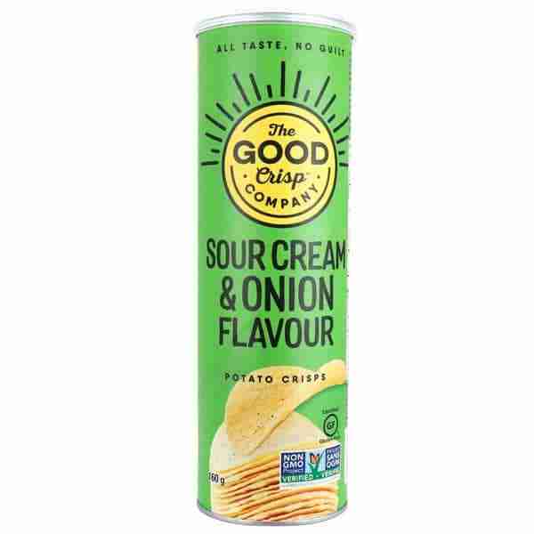 The Good Crisp - Sour Cream & Onion Potato Crisps, 160G