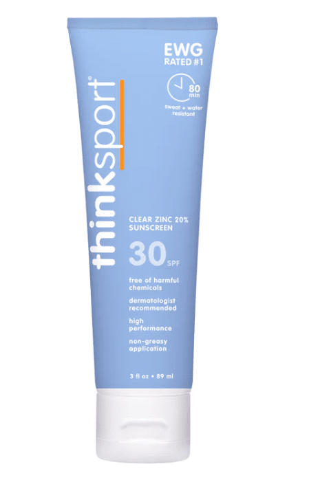 Thinksport Clear Zinc Sunscreen Lotion SPF30, 89Ml