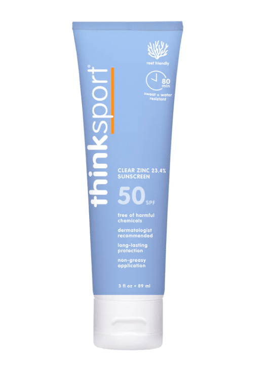 Thinksport Clear Zinc Sunscreen Lotion SPF50 89Ml