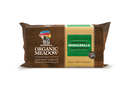 Organic Meadow, Mozzarella Cheese, 340G