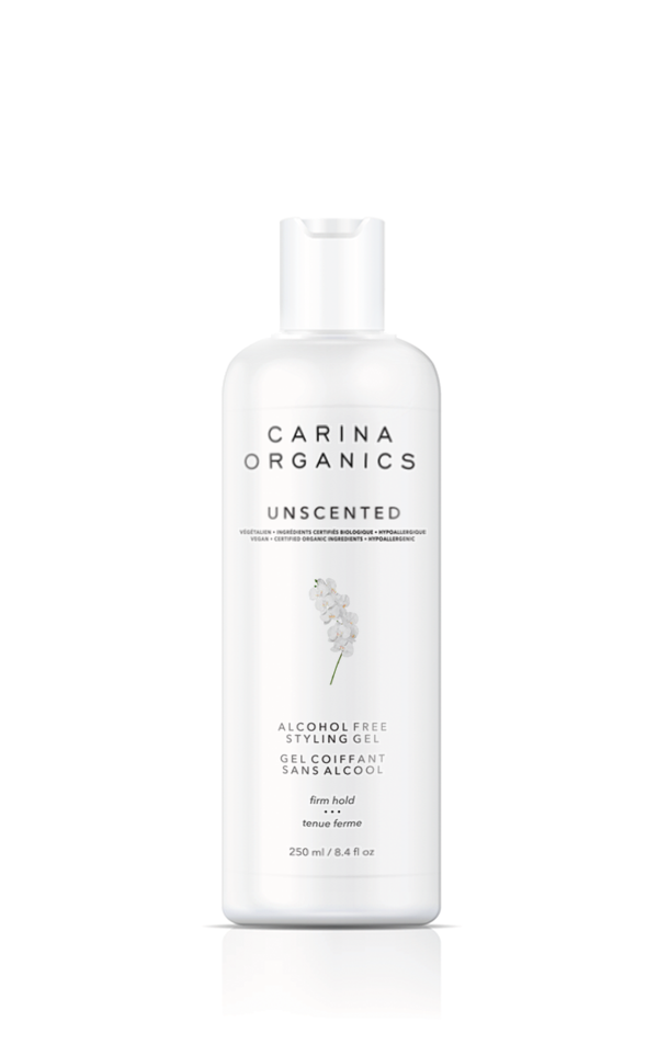 Carina Organics Unscented Alcohol-Free Styling Gel, 250 mL