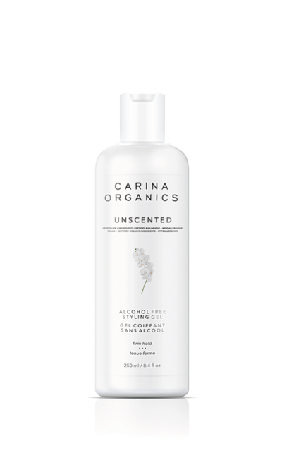 Carina Organics Unscented Alcohol-Free Styling Gel, 250 mL