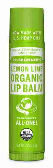 Dr Bronner's Lip Balm: Lemon Lime 4G