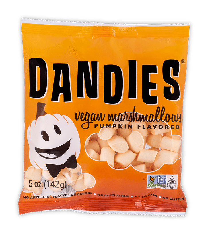 Dandies Vegan Mini Marshmallows, Pumpkin Flavour - 142G