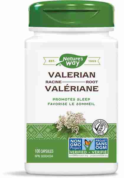Nature's Way Valerian Racine Root; 100 Capsules